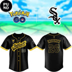 Chicago White Sox Pokémon Go Night 2026 Persoanlized Baseball Jersey