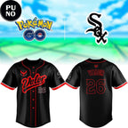 Chicago White Sox Pokémon Go Night 2026 Persoanlized Baseball Jersey