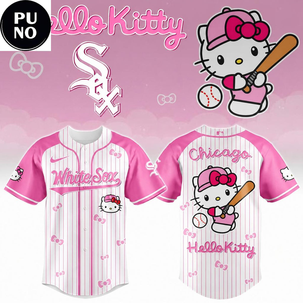 Chicago White Sox x Hello Kitty Night 2026 Baseball Jersey