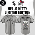 Chicago White Sox x Hello Kitty Night 2026 Gray Baseball Jersey