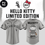 Chicago White Sox x Hello Kitty Night 2026 Gray Baseball Jersey