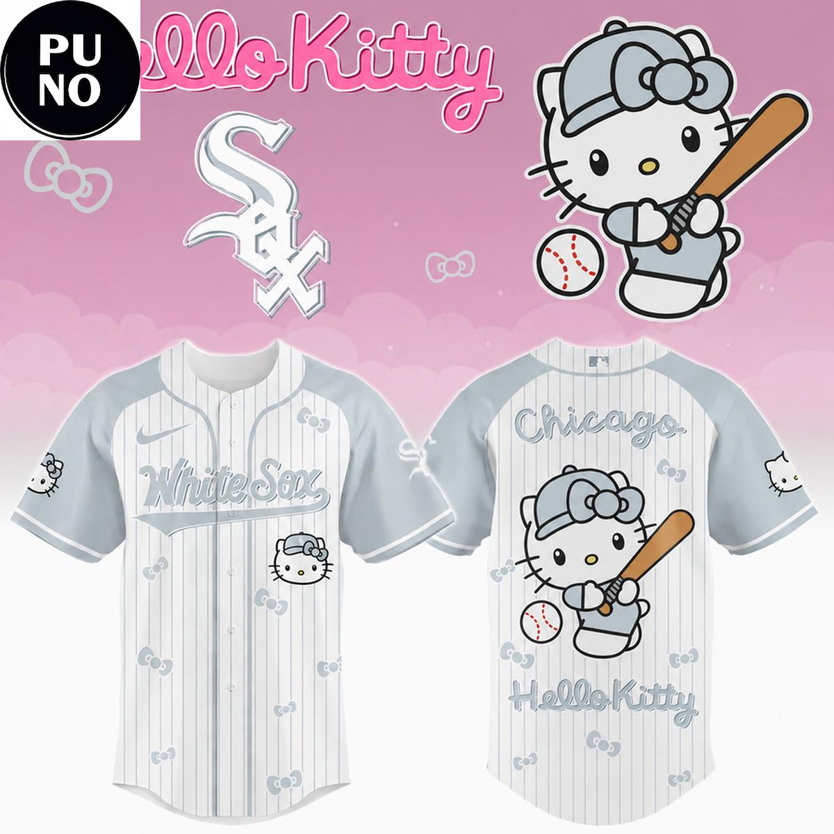 Chicago White Sox x Hello Kitty Night 2026 Baseball Jersey