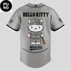 Chicago White Sox x Hello Kitty Night 2026 Gray Baseball Jersey