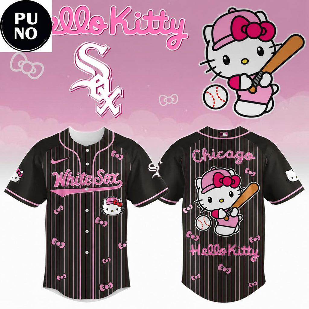 Chicago White Sox x Hello Kitty Night 2026 Baseball Jersey