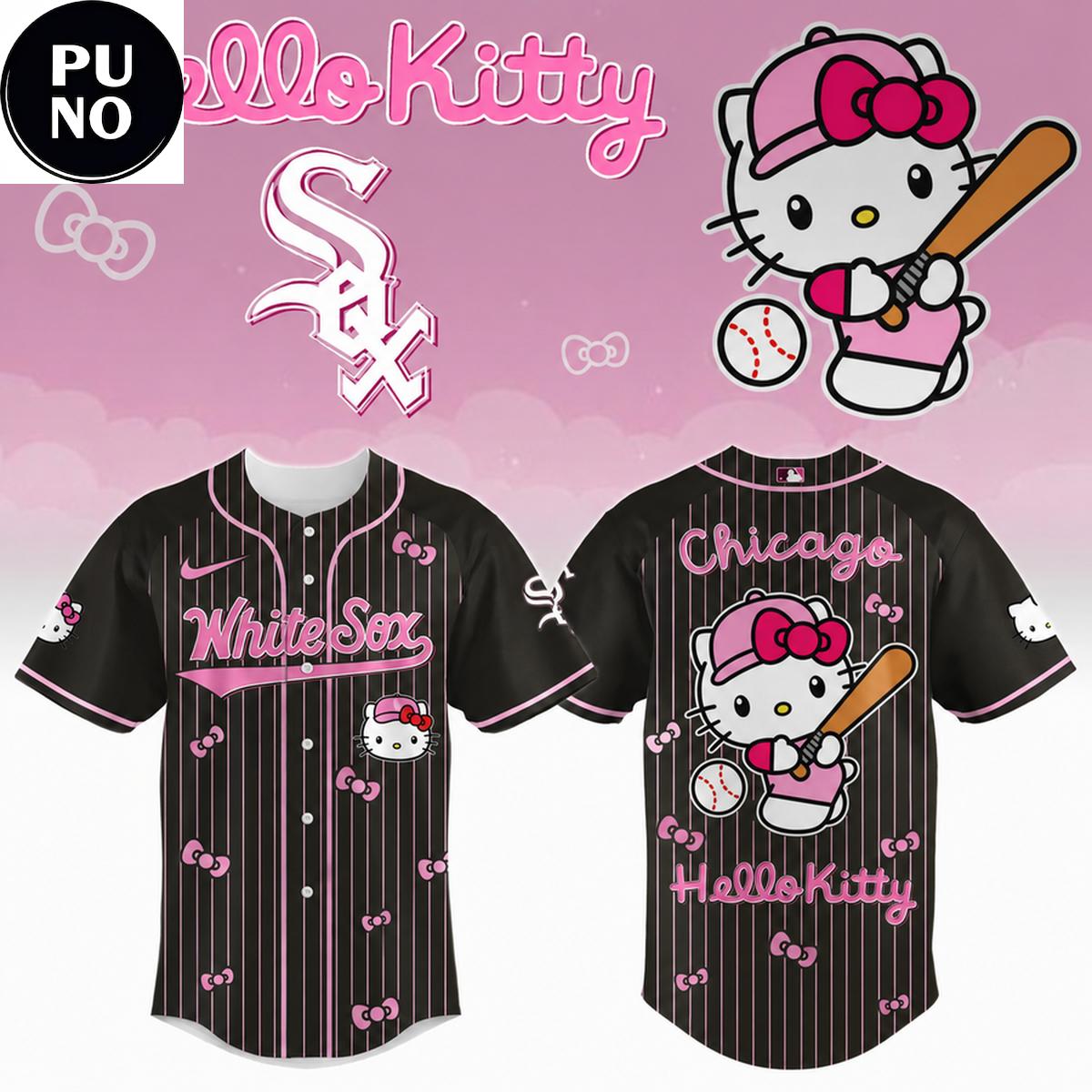 Chicago White Sox x Hello Kitty Night 2026 Baseball Jersey