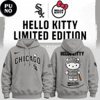 Chicago White Sox x Hello Kitty Night 2026 Gray Hoodie T-Shirt