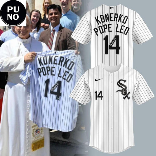Chicago White Sox x Konerko Pope Leo 2026 Baseball Jersey