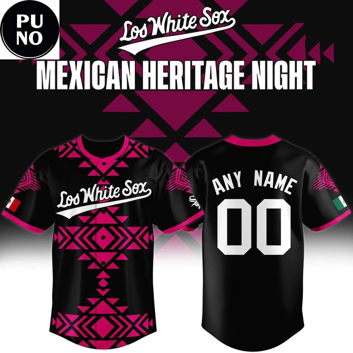 Chicago White Sox x Mexican Heritage Night 2026 Personalized Baseball Jersey