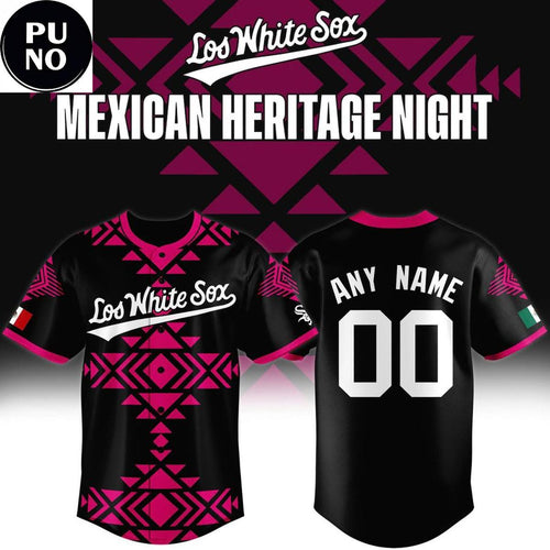 Chicago White Sox x Mexican Heritage Night 2026 Personalized Baseball Jersey