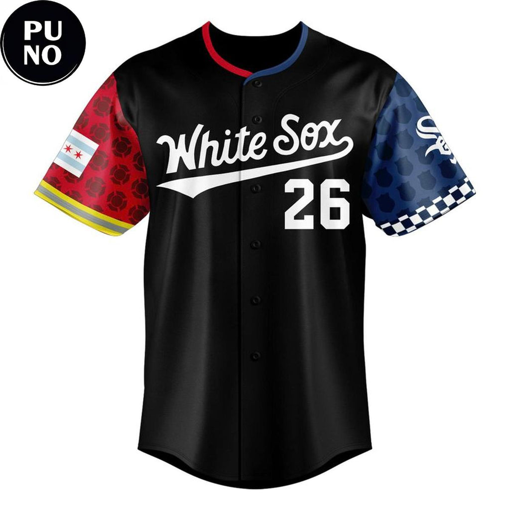 Chicago White Sox x Police and Fire Night 2026 Personalized Baseball Jersey