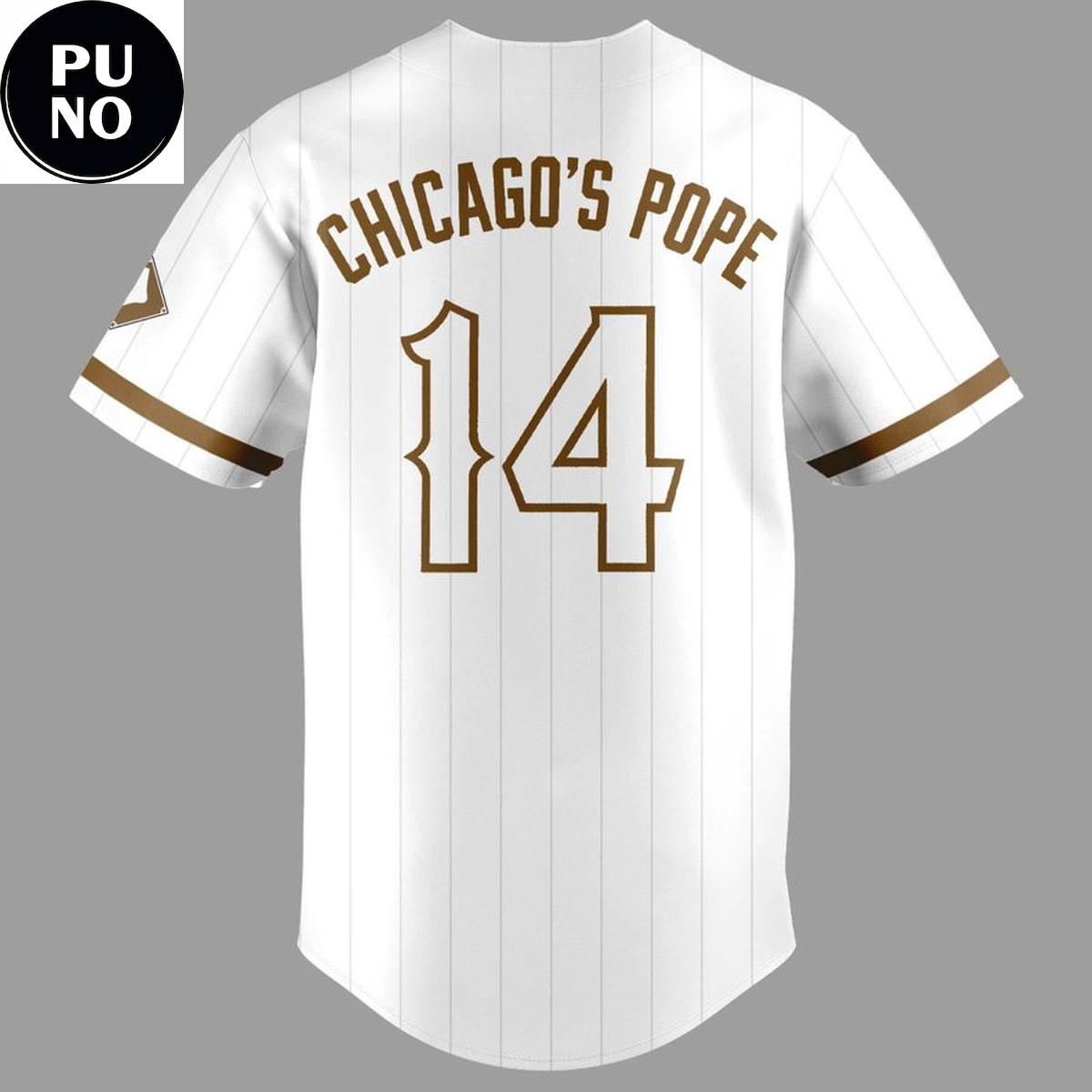 Chicago White Sox x Sister Mary Jo Sobieck 2026 Southshide Chicago’s Pope Baseball Jersey