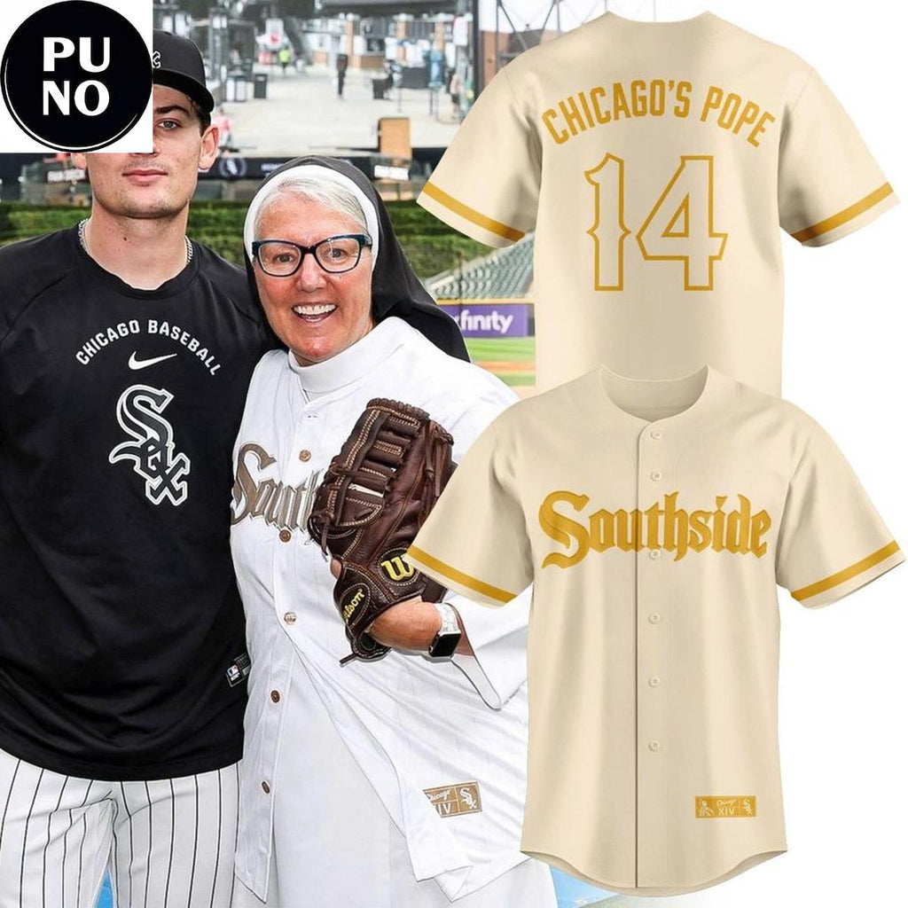 Chicago White Sox x Sister Mary Jo Sobieck 2026 Southshide Chicago’s Pope Baseball Jersey
