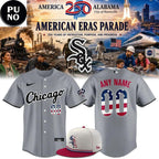 Chicago White Sox x USA 250 Fourth of July 2026 Personalized Baseball Jersey