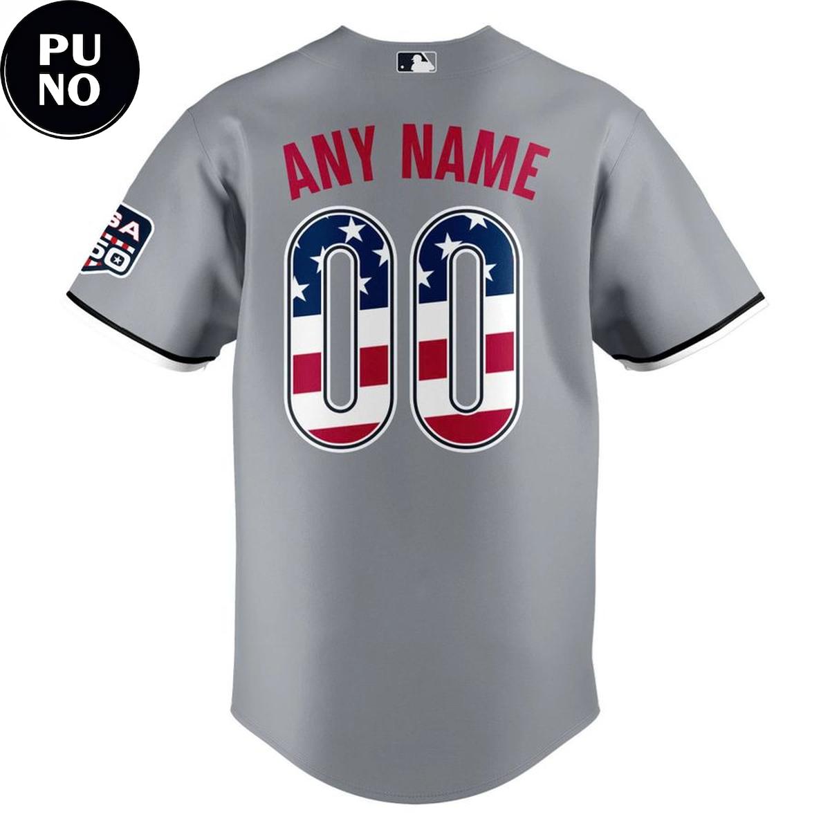 Chicago White Sox x USA 250 Fourth of July 2026 Personalized Baseball Jersey