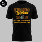 Chicago Wolves 2026 Western Conference Champion Shirt