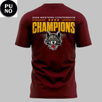 Chicago Wolves 2026 Western Conference Champion Shirt