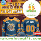 Chicago Wolves 2026 Hockey Jersey Animal Adoption Awareness