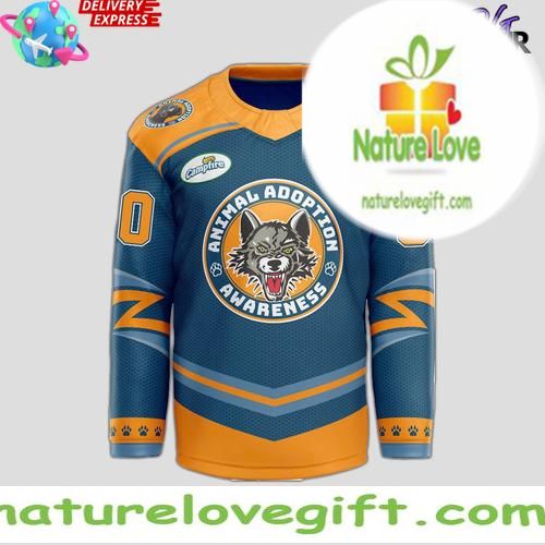 Chicago Wolves 2026 Hockey Jersey Animal Adoption Awareness