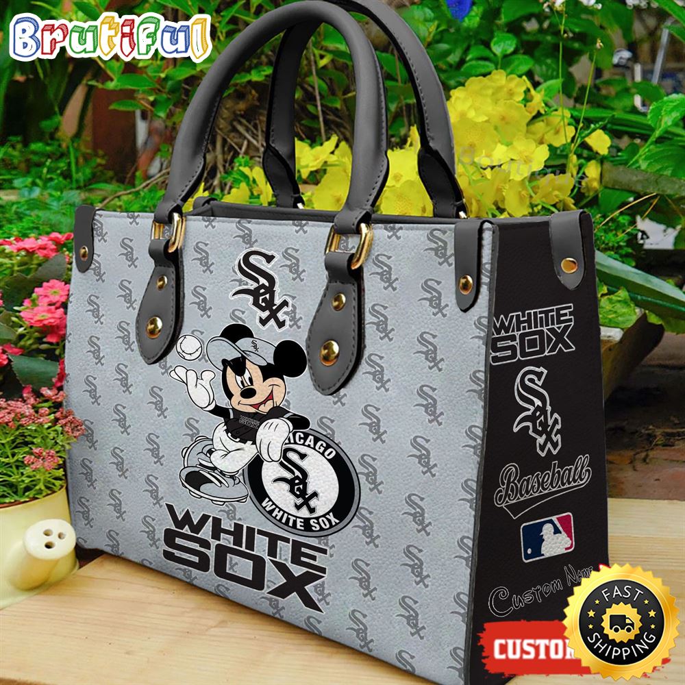 Chicago White Sox Mickey Women Leather Hand Bag