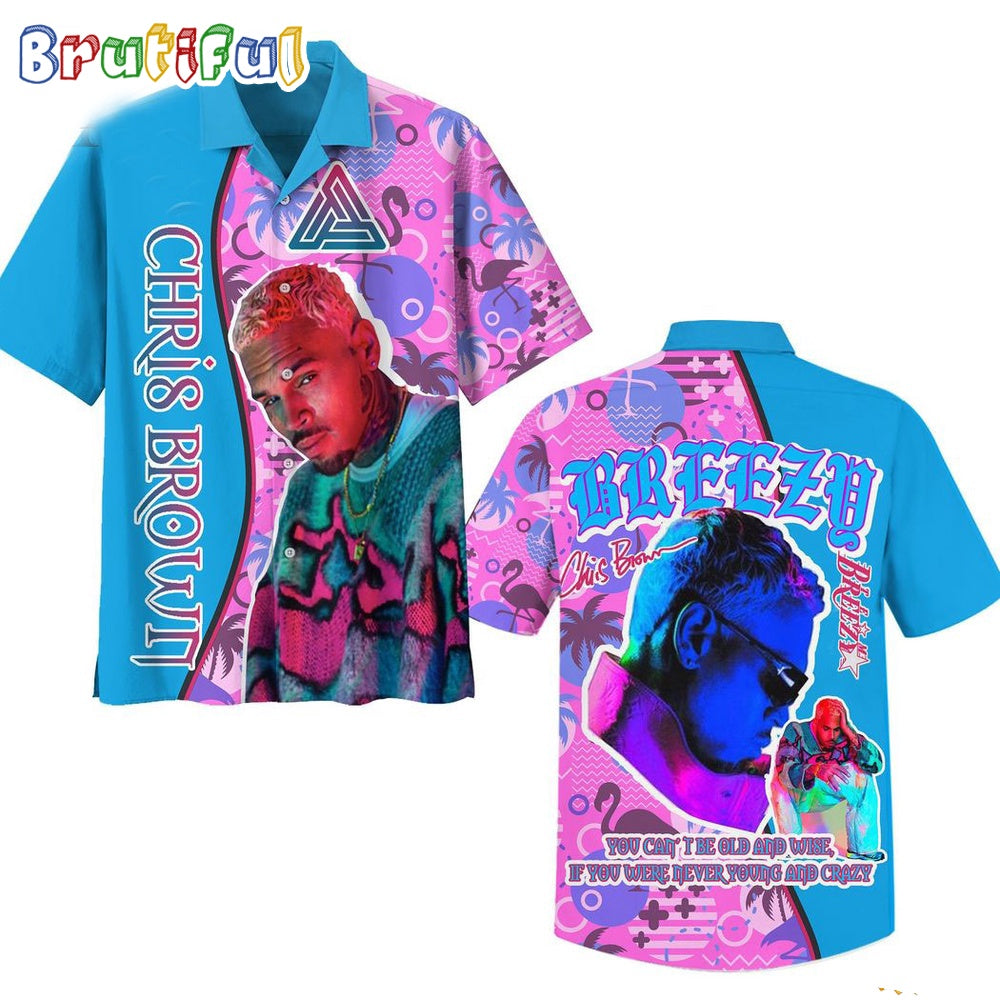 Chris Brown Breezy Hawaiian Shirt, Chris Brown 1111 Tour 2024 Summer Hawaiian Shirt