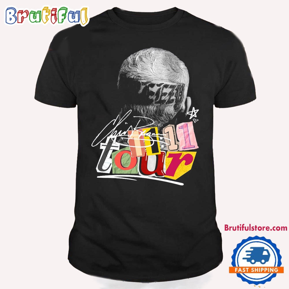Chris Brown Shirt, Vintage Chris Brown 1111 Tour T Shirt