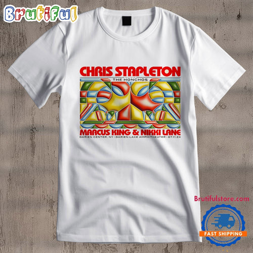 Chris Stapleton July 11 2024 Darien Lake Amphitheater Darien Center NY Tour T Shirt