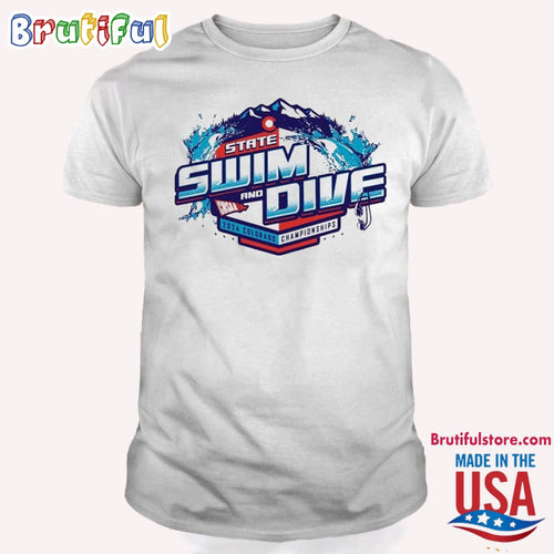 Chsaa State 2024 Colorado Championship Boys Swim And Dive T Shirt