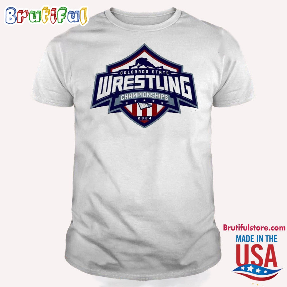 Chsaa State 2024 Colorado Championship Wrestling T Shirt