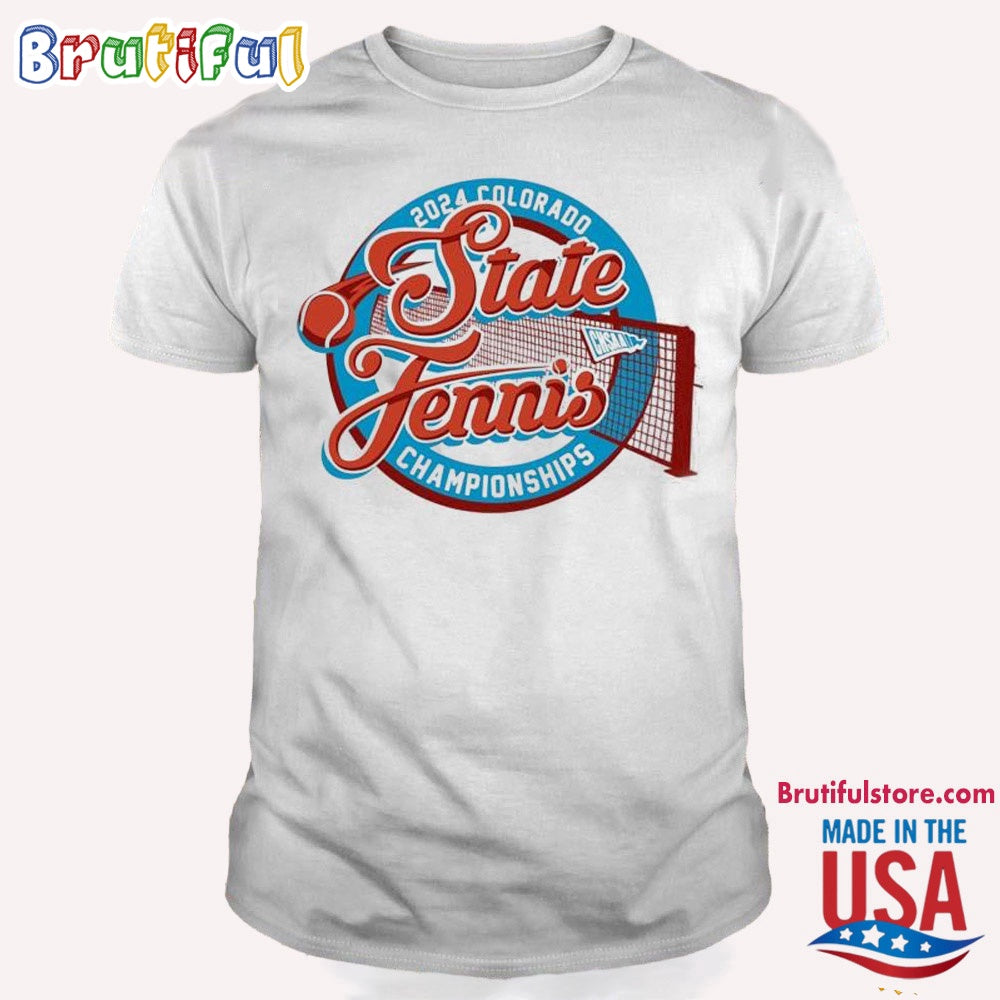 Chsaa State Tennis 2024 Colorado Championship T Shirt