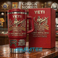 Chuck Norris Ultimate Martial Artist Action Hero YETI Tumbler