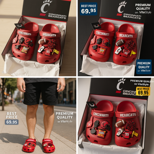 Cincinnati Bearcats Croc Charms