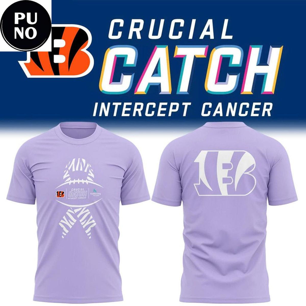 Cincinnati Bengals 2026 NFL Crucial Catch T-shirt