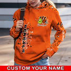 Custom NFL Cincinnati Bengals Hoodie Leggings The Grinch Hoodie Rock Paper Scissors Throat Punch I Win