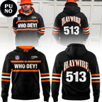 Cincinnati Bengals Who Dey Haywire 513 Hoodie Shirt