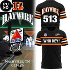 Cincinnati Bengals Who Dey Haywire 513 Hoodie Shirt