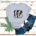 Cincinnati Bengals Women’s ’47 Cream Panthera Frankie T-Shirt