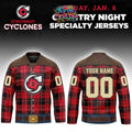 Cincinnati Cyclones 2026 Country Night Exclusive Custom Hockey Jersey