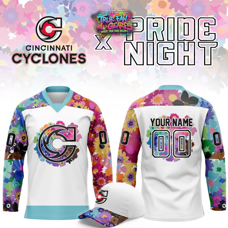 Cincinnati Cyclones 2026 Pride Night Limited Custom Hockey Jersey