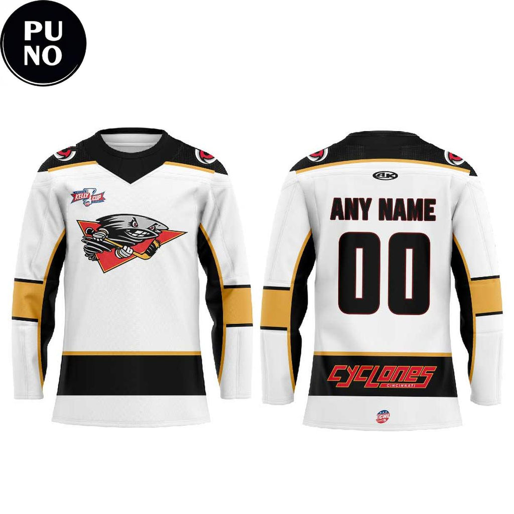 Cincinnati Cyclones In Our Throwback Era Personalized Hockey Jersey