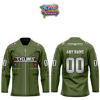 Cincinnati Cyclones MILITARY APPRECIATION NIGHT FT TOP GUN Hockey Jersey