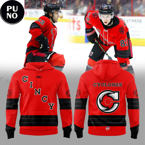 Cincinnati Cyclones Red Game 2026 Hoodie