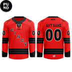 Cincinnati Cyclones Red Game 2026 Persoanlized Hockey Jersey