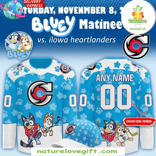 Bluey Night 2026 Cincinnati Cyclones Hockey Jersey