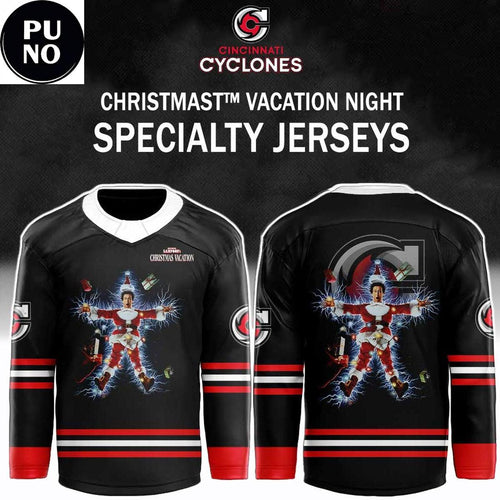 Cincinnati Cyclones x National Lampoons Christmas Vacation 2026 Hockey Jersey