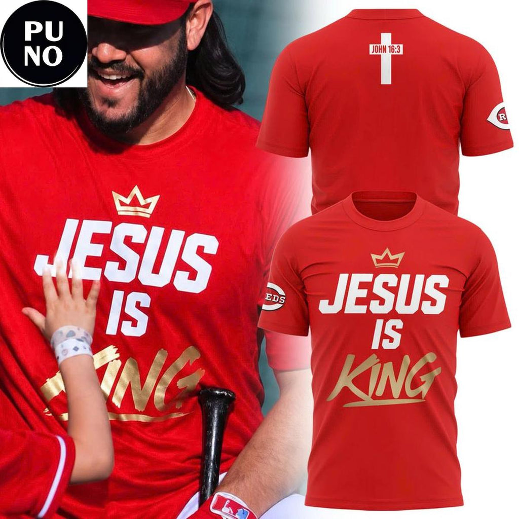 Cincinnati Reds 2026 Jesus Is King Hoodie T-shirt