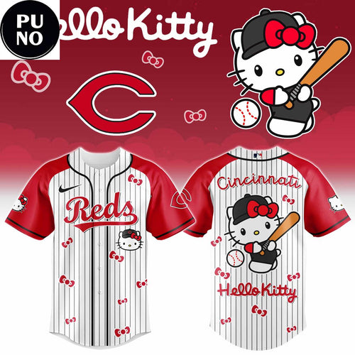 Cincinnati Reds x Hello Kitty Day 2026 Baseball Jersey