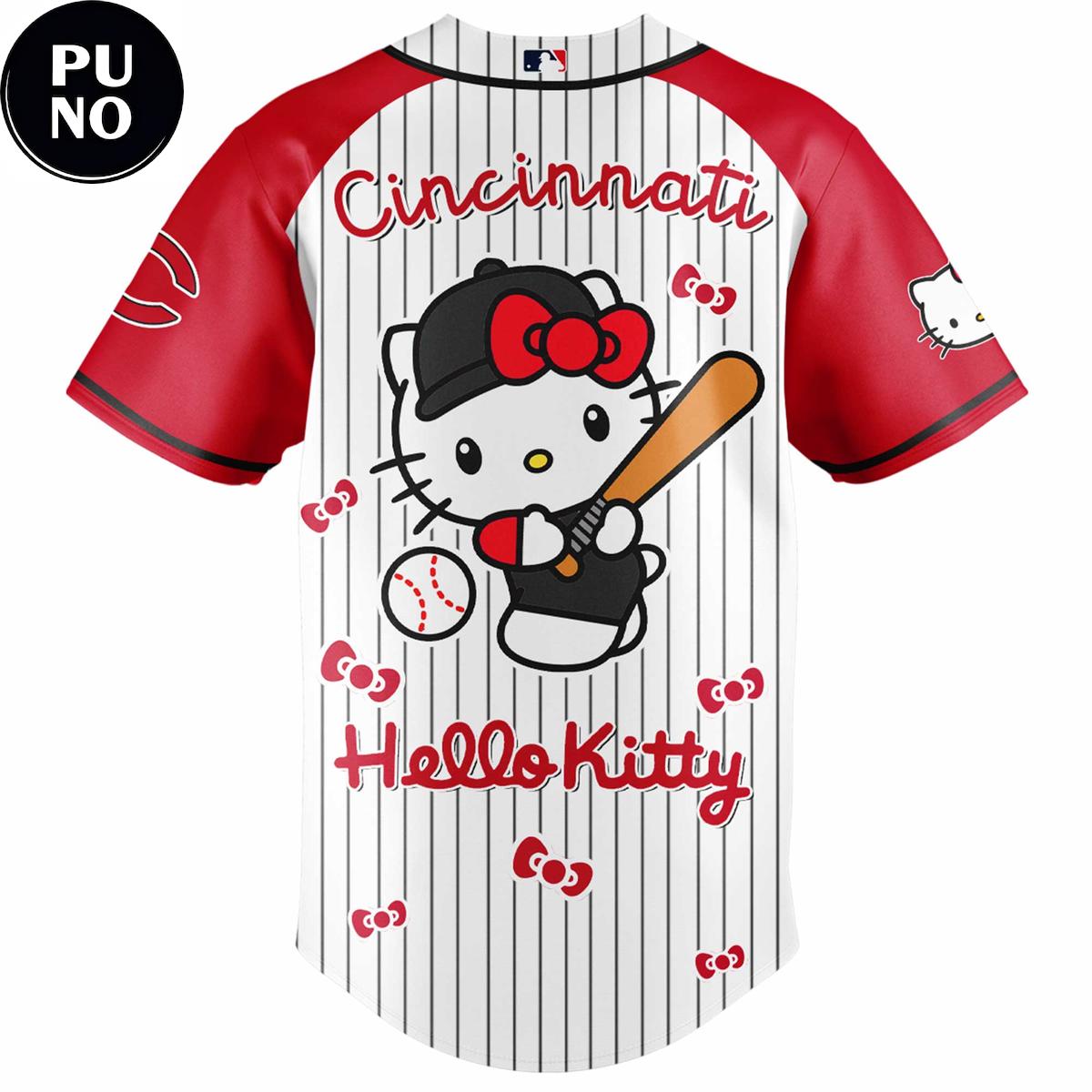 Cincinnati Reds x Hello Kitty Day 2026 Baseball Jersey