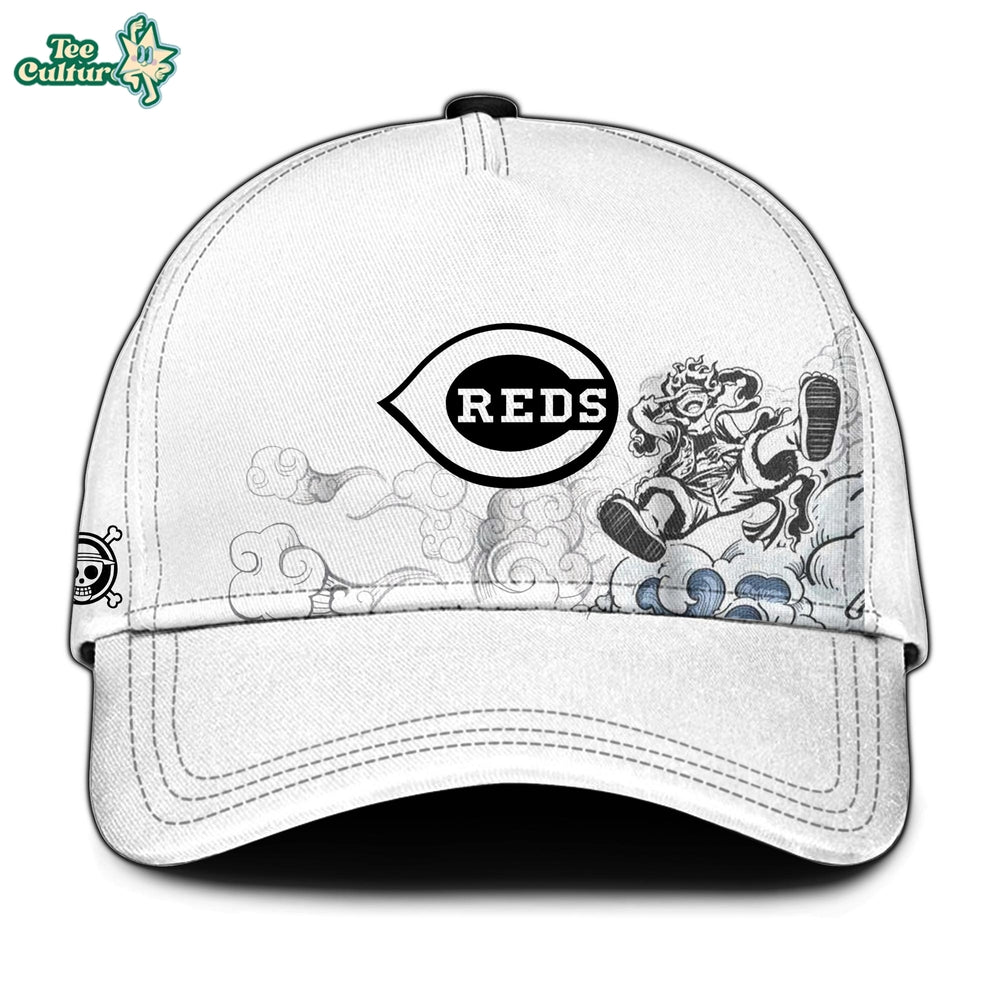 Cincinnati Reds x One Piece Jersey 2026 Luffy Gear 5