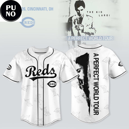 Cincinnati Reds x The Kid Laroi 2026 World Tour Baseball Jersey