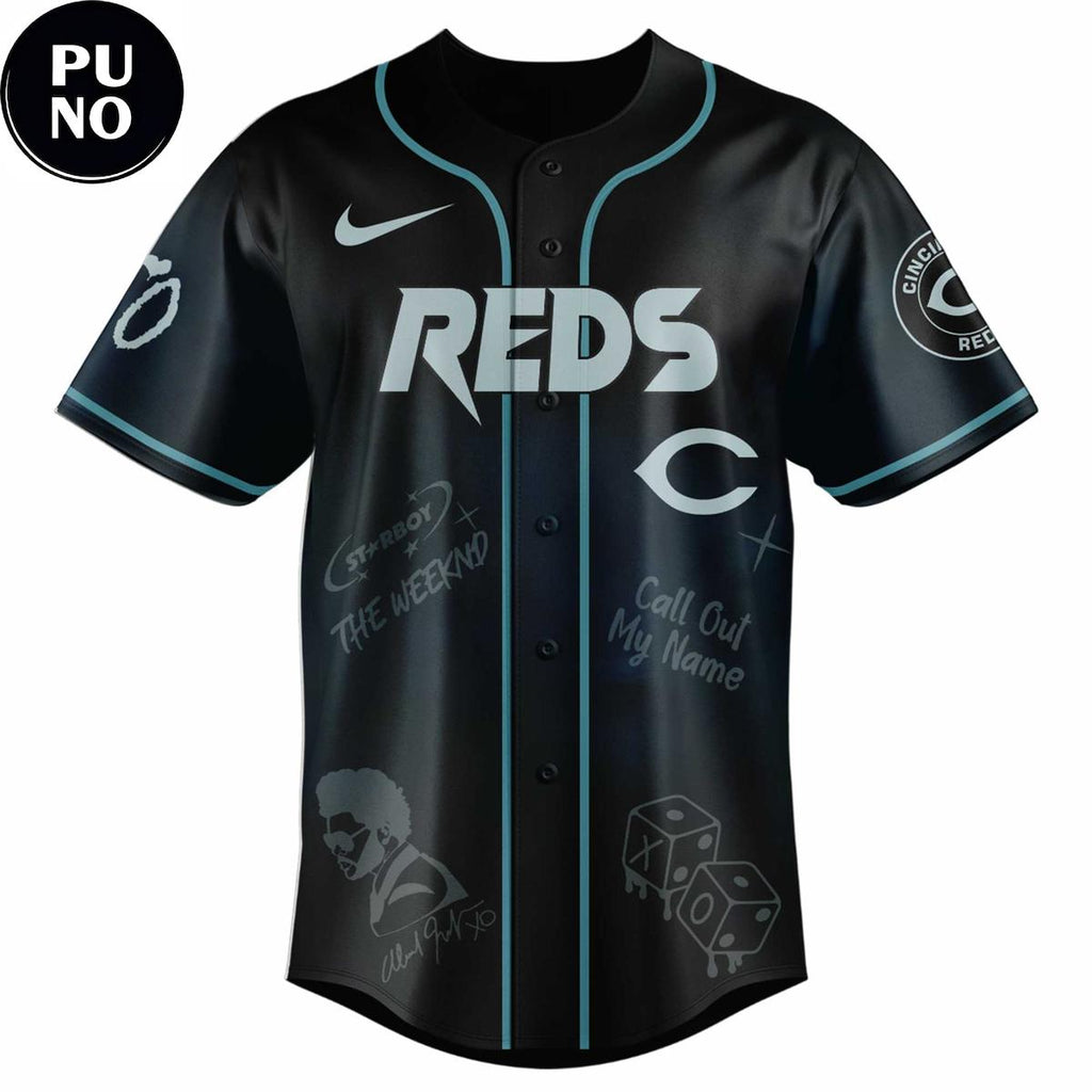 Cincinnati Reds x The Weeknd After Hours til Dawn Tour 2026 Playlist Baseball Jersey